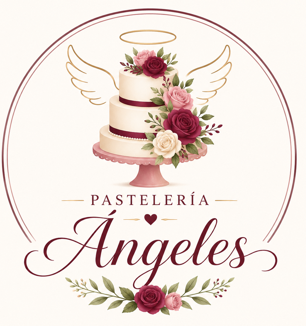 Logo del pasteleria angeles